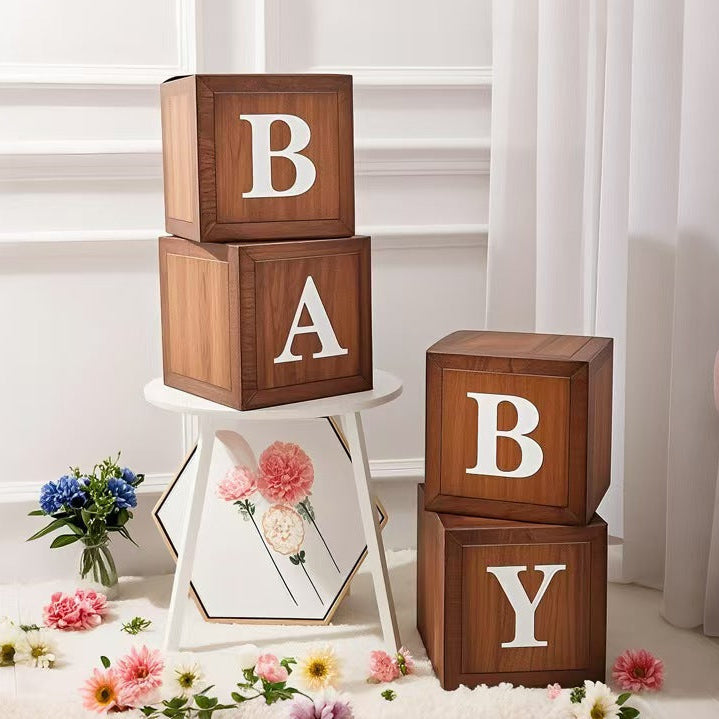 Baby Balloon Box Party Decoration Baby Shower Display Box
