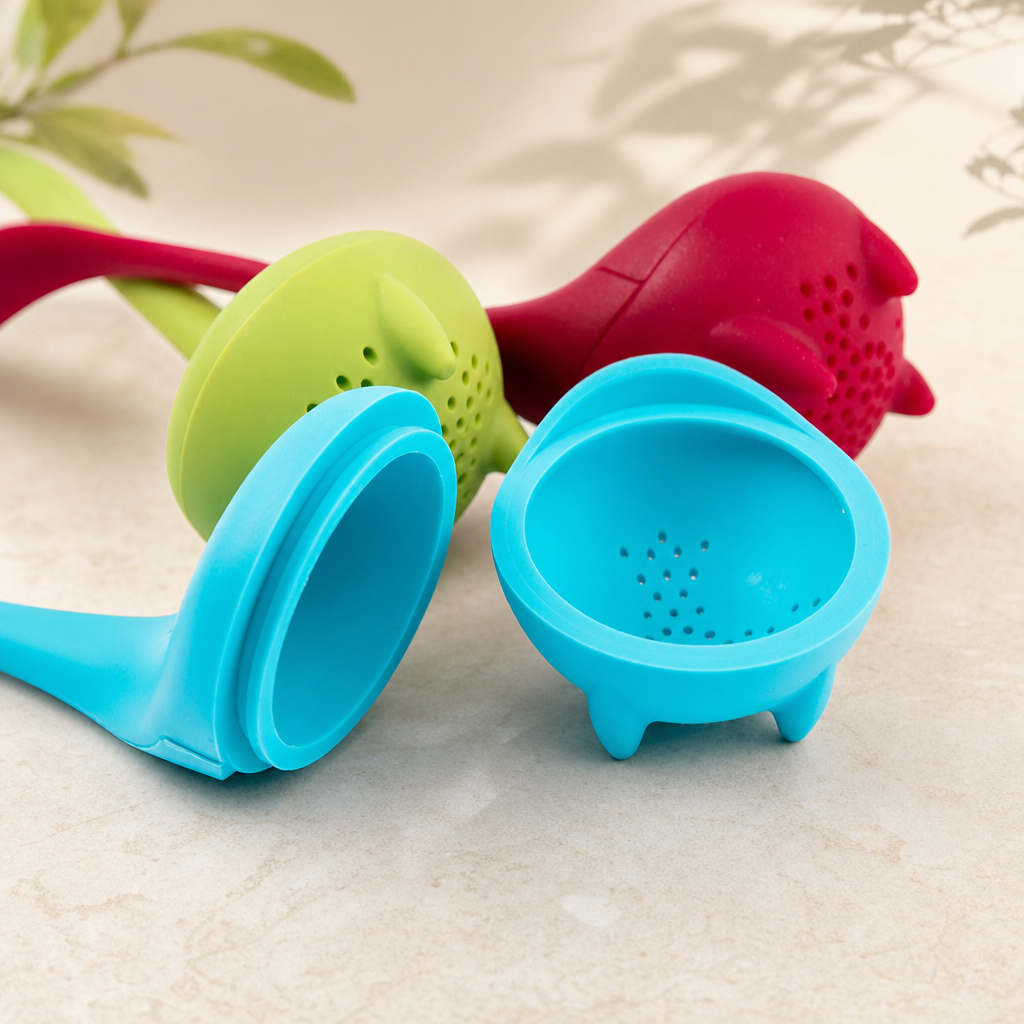 Silicone Nessie Tea Infuser Strainer Cute Loch Ness Monster Tea Filter
