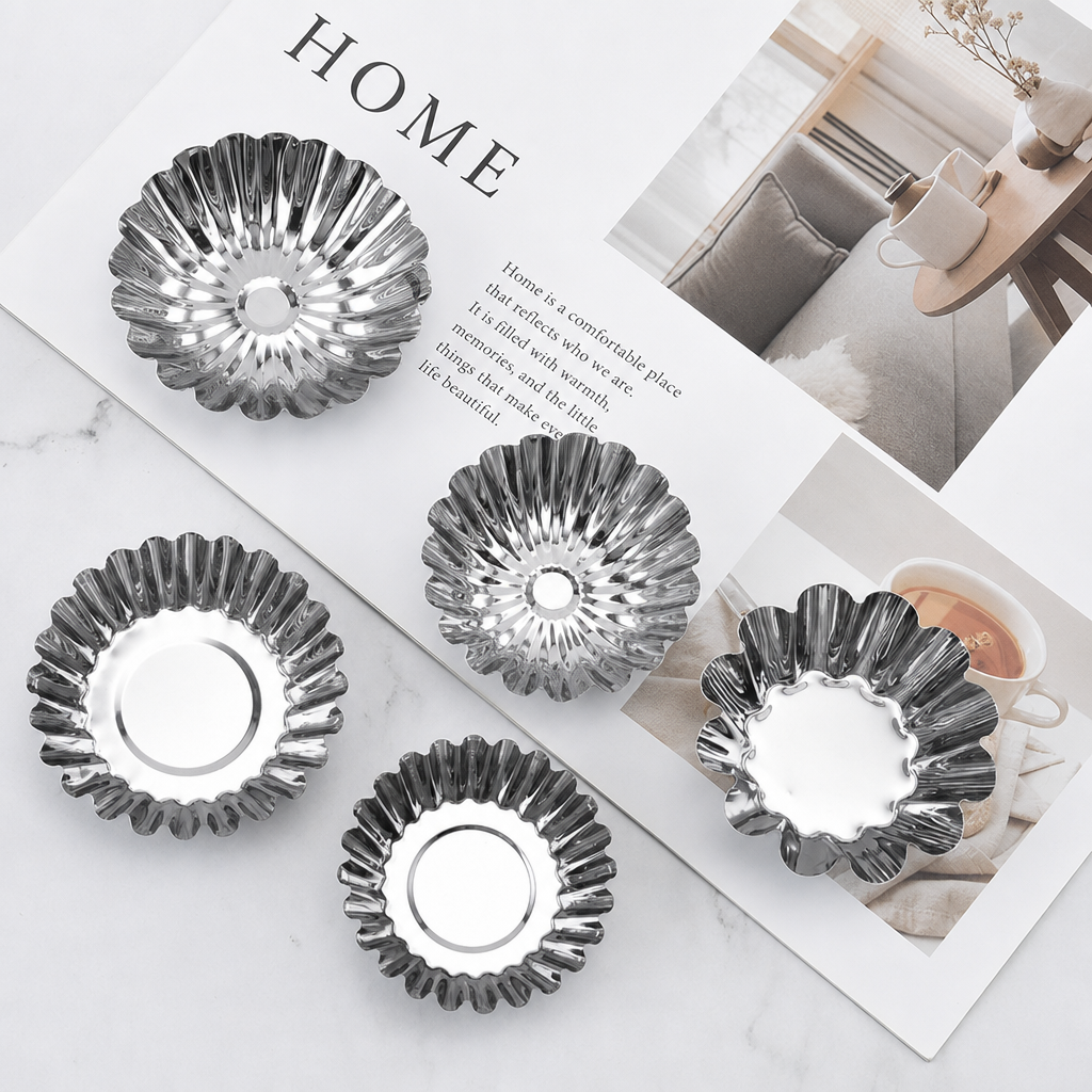 Stainless Steel Cake Mold Baking Pan Reusable Baking Mold