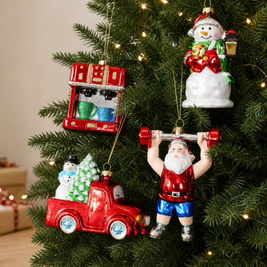 Plastic Christmas Hanging Ornament