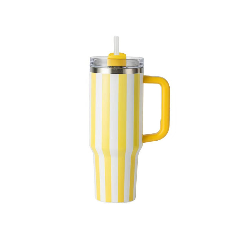 40oz Stainless Steel Insulated Tumbler Ice Boss Cup Large Capacity Travel Mug Vacuum Hot Cold Drink Bottle Portable Customizable Cup