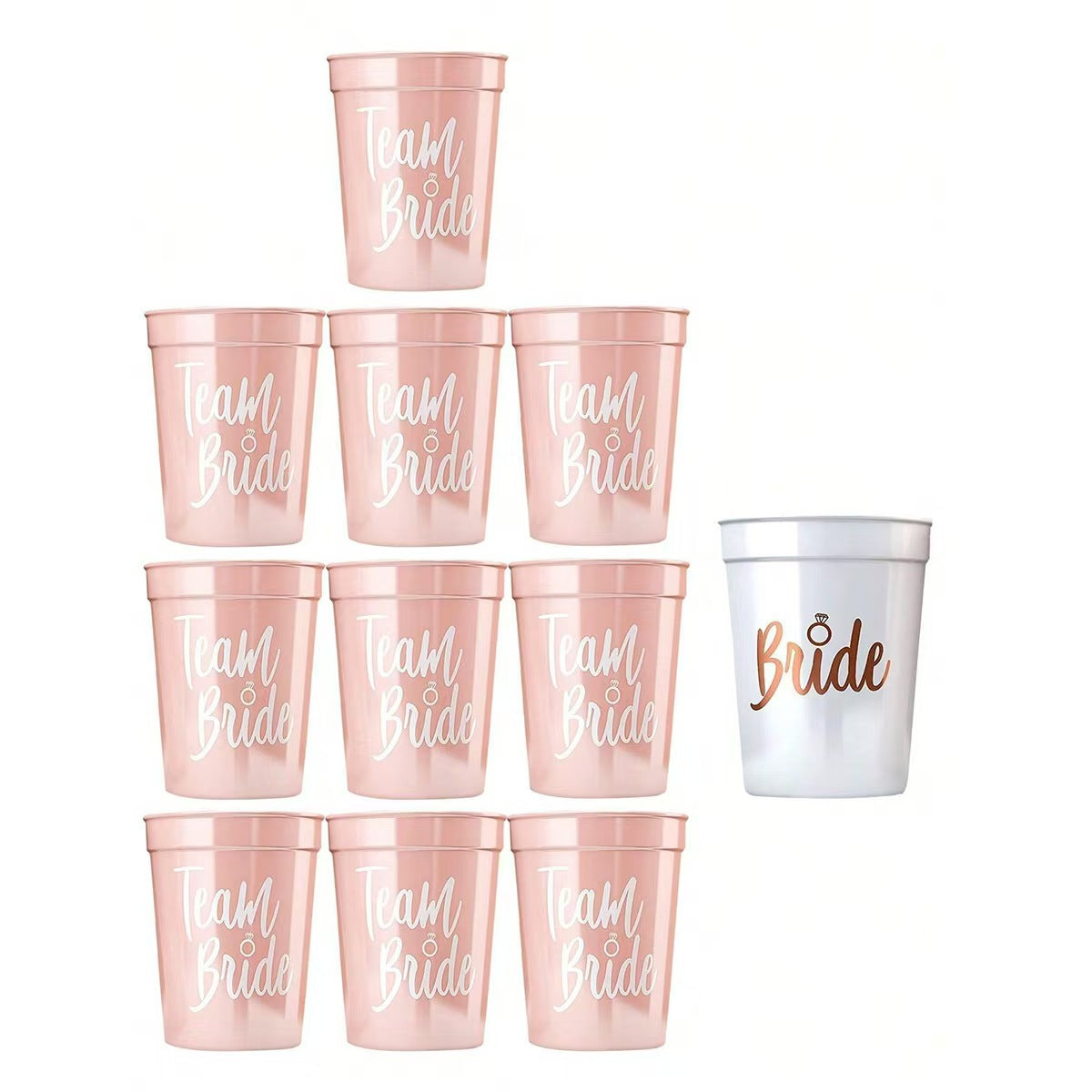 Macaron Color Plastic Party Cup Reusable Tumbler