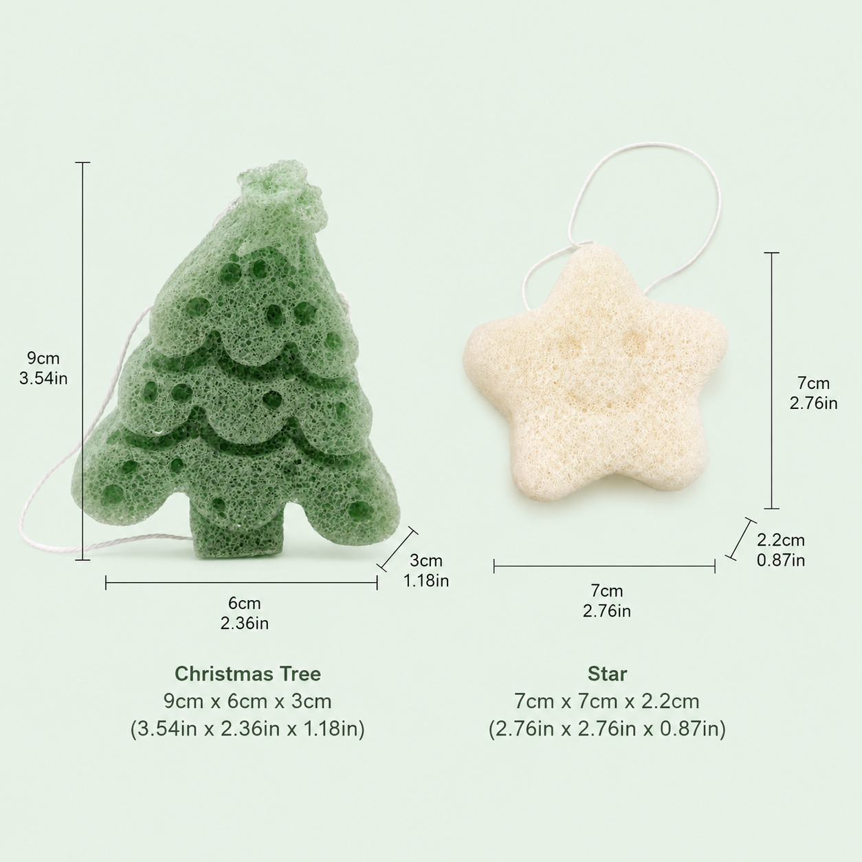 Plant-Based Konjac Facial Cleansing Sponge