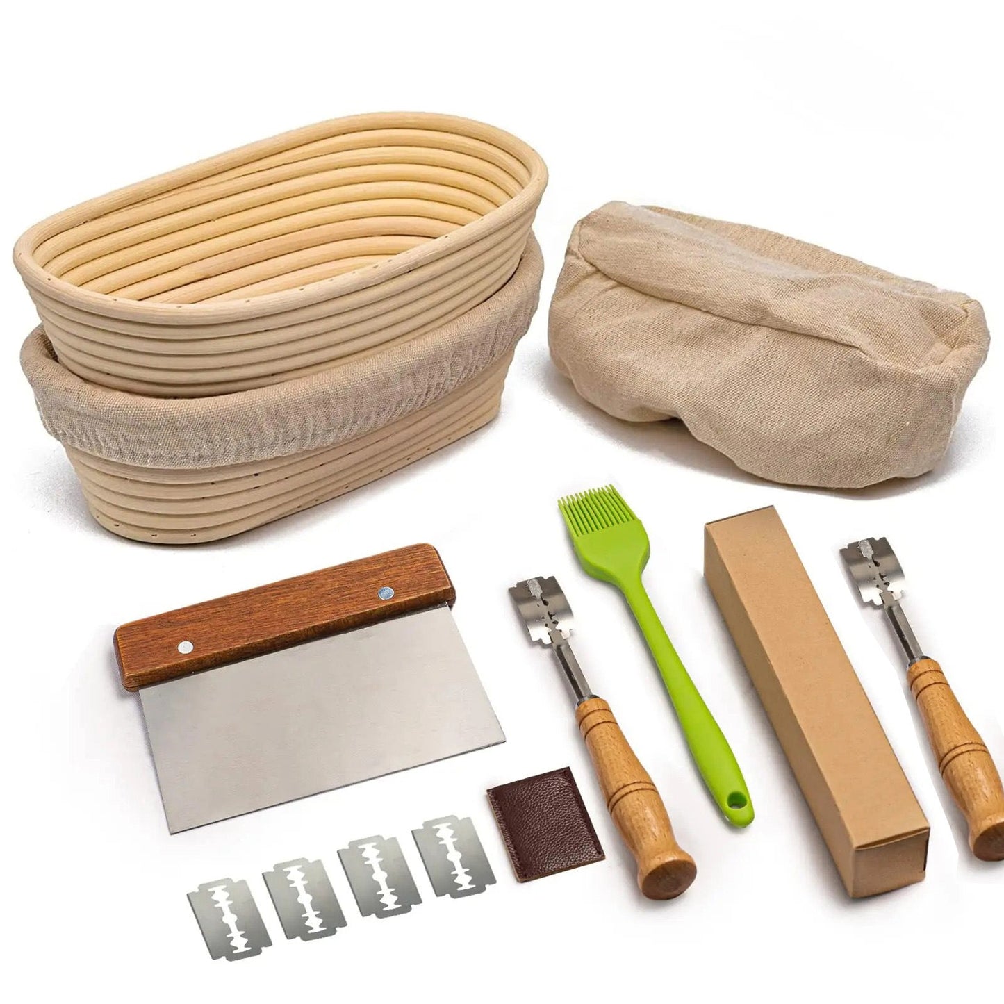 Bread Proofing Basket Set – Natural Fermentation Basket for Baking