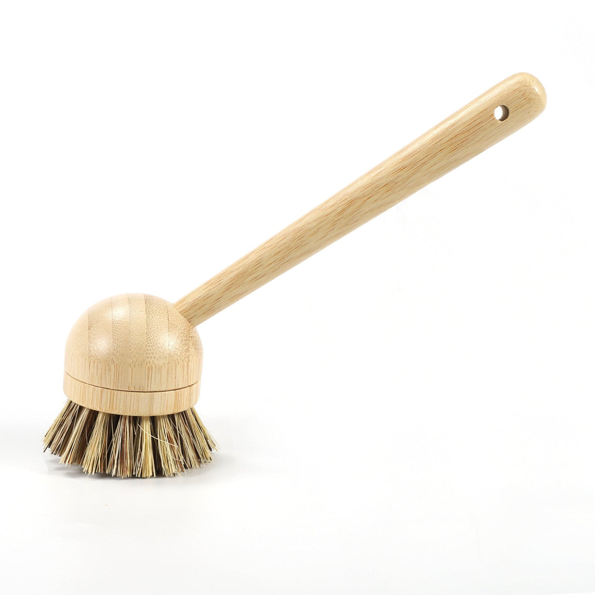 Bamboo Replacement Dish Brush Head – Sisal Bristle Kitchen Scrubber Refill