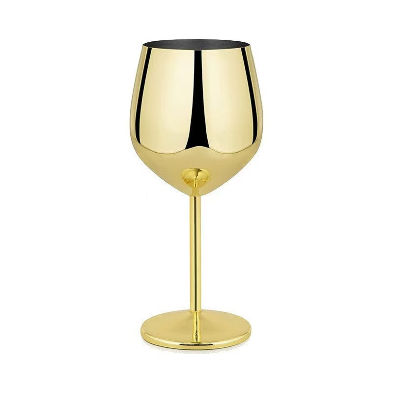 500ml Stainless Steel Wine Glass with Stem