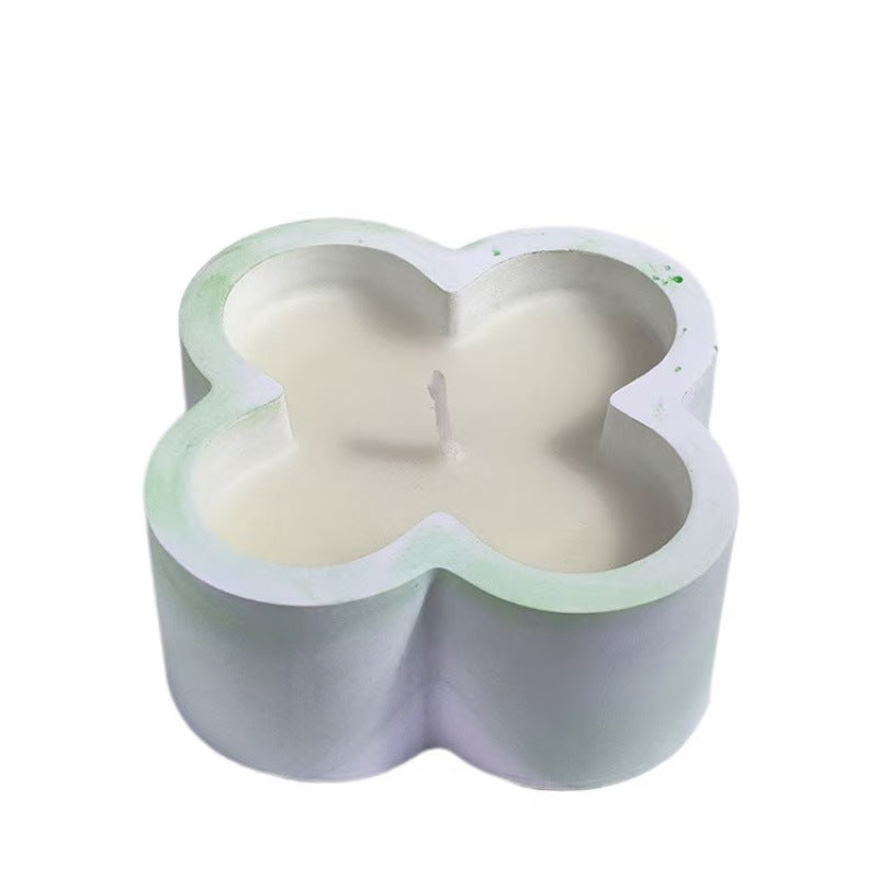 Clover Scented Candle Smokeless Handmade Candle