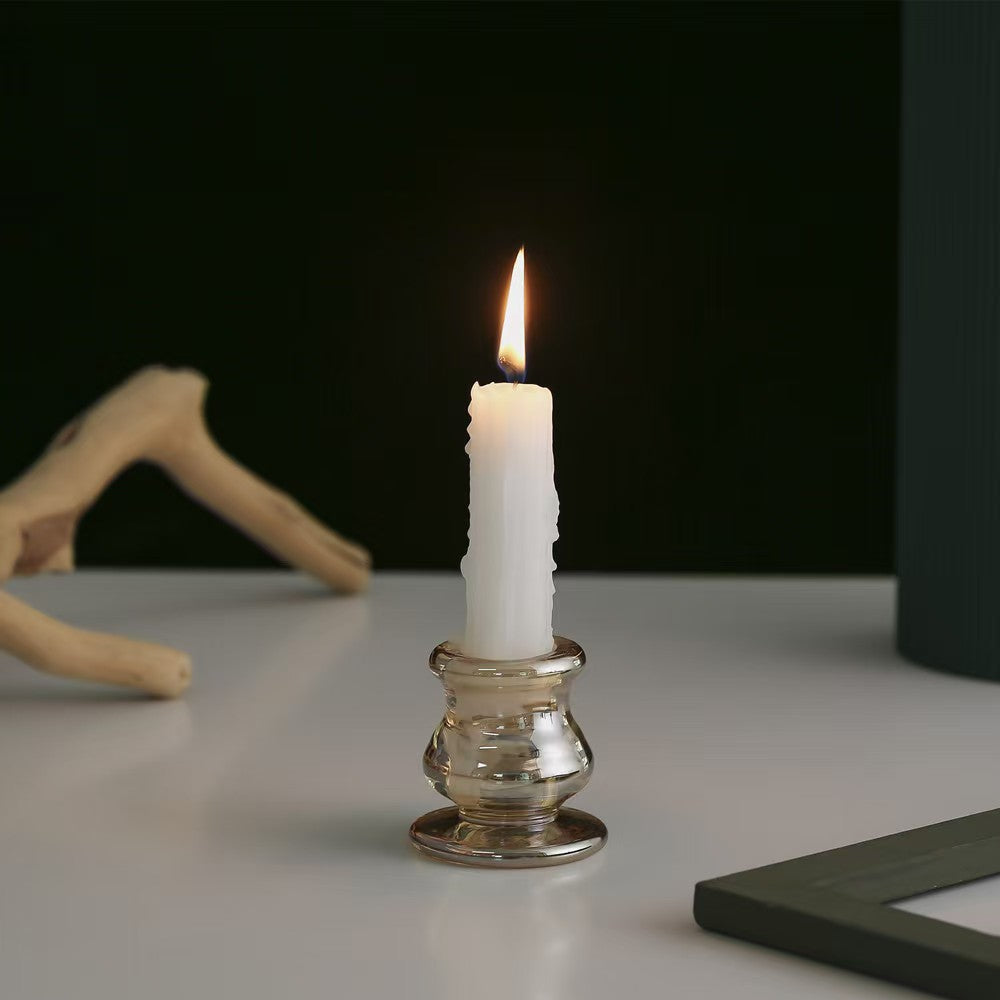 European Style Glass Candle Holder