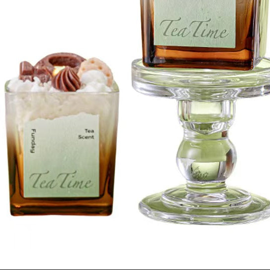 Tea Scent Macaron Soy Candle