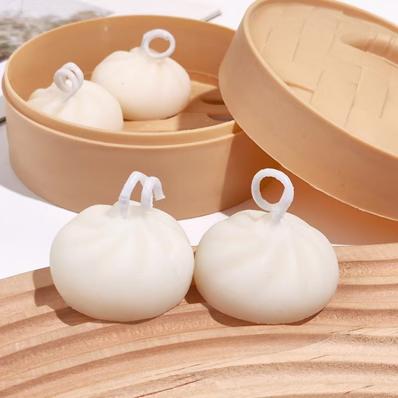 Bun-Shaped Scented Candle
