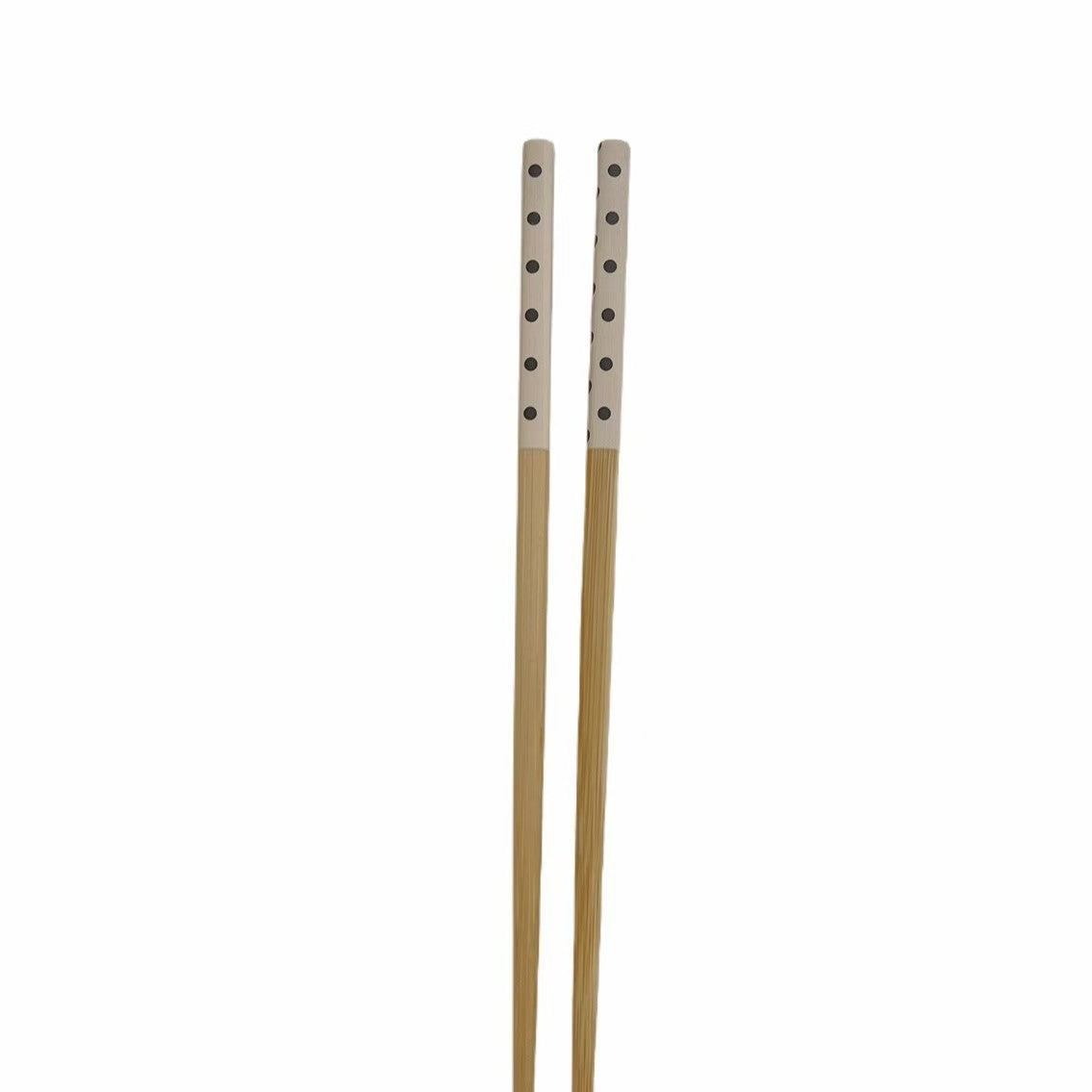 24cm Bamboo Chopsticks Polka Dot Reusable Tableware