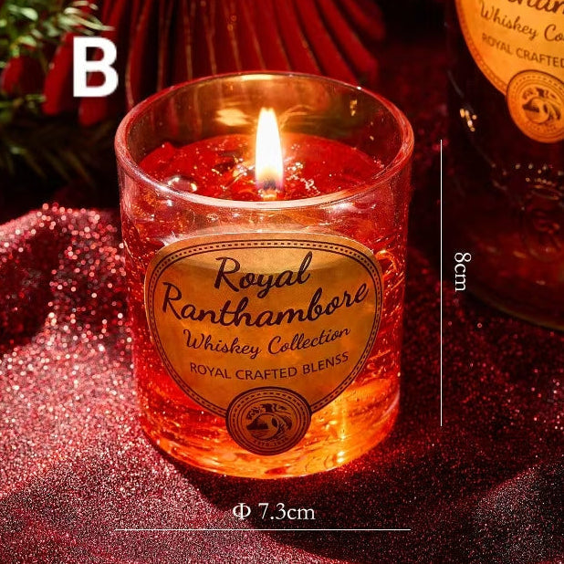 Wine Glass Soy Wax Scented Candle