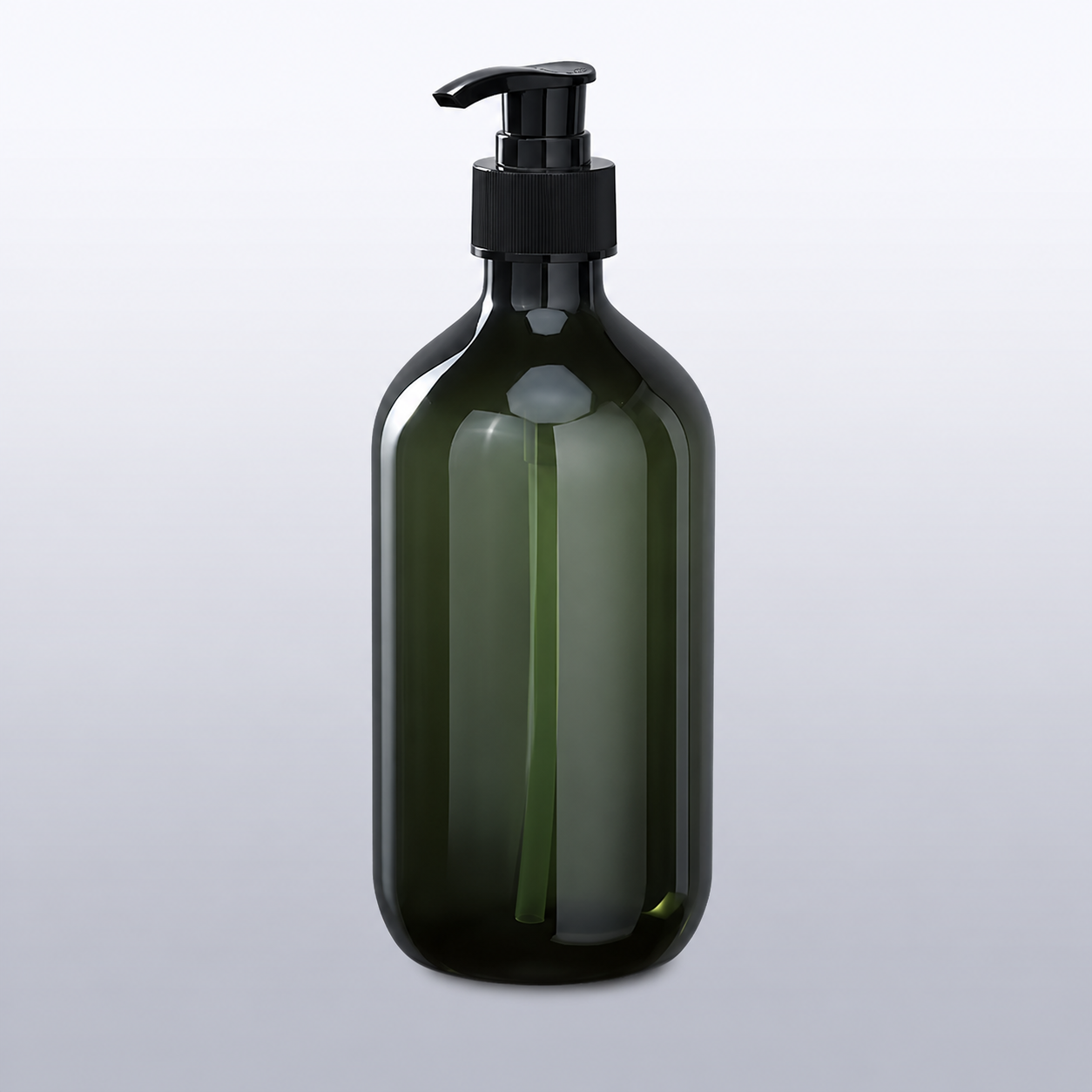 500ml PET Plastic Pump Lotion Bottle with PP Pump Dispenser