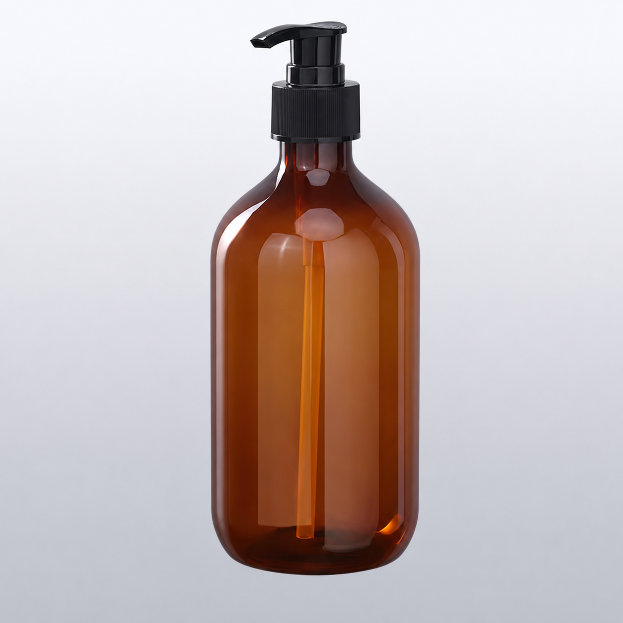 500ml PET Plastic Pump Lotion Bottle with PP Pump Dispenser