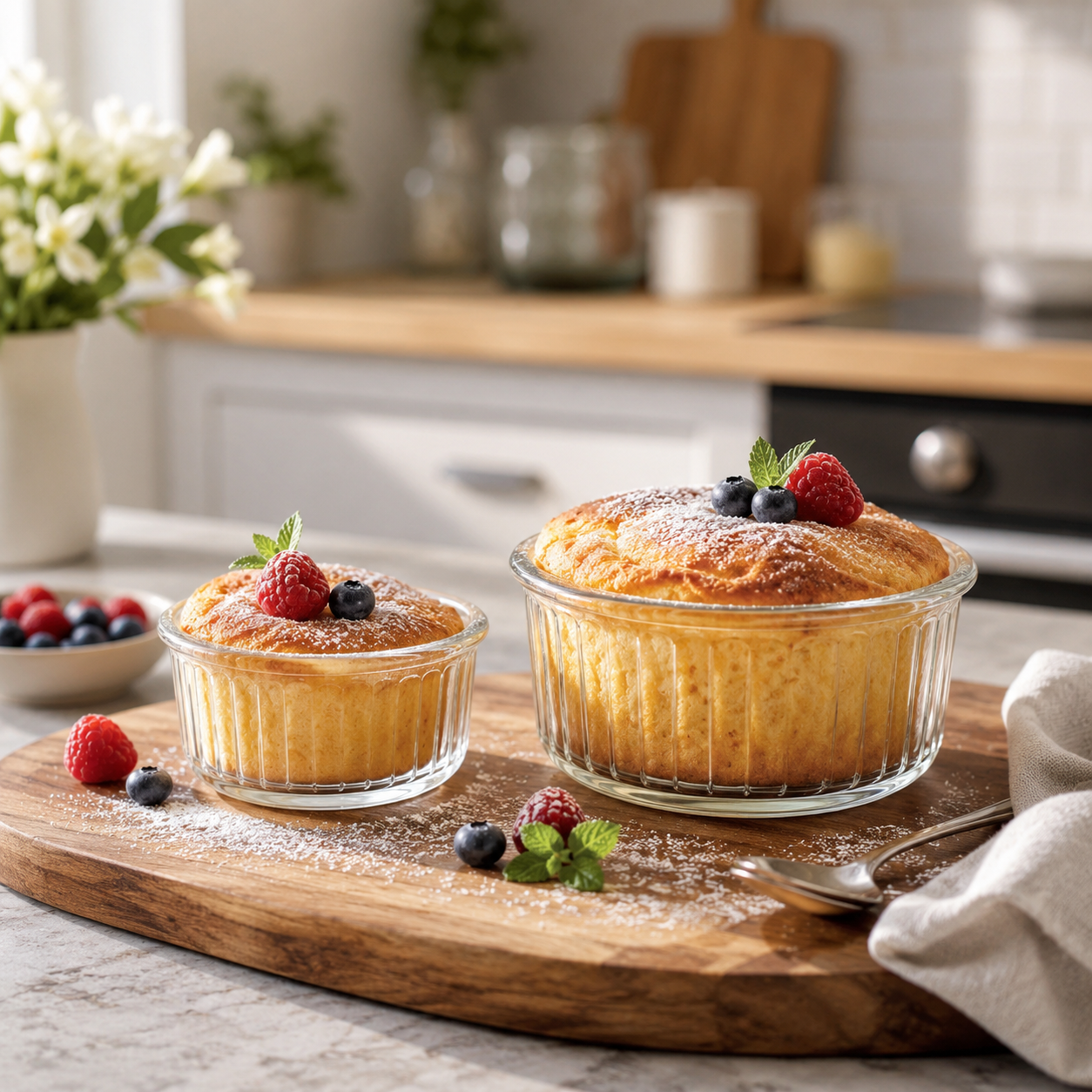 Oven-Safe Tempered Glass Ramekin – Dessert & Snack Bowl