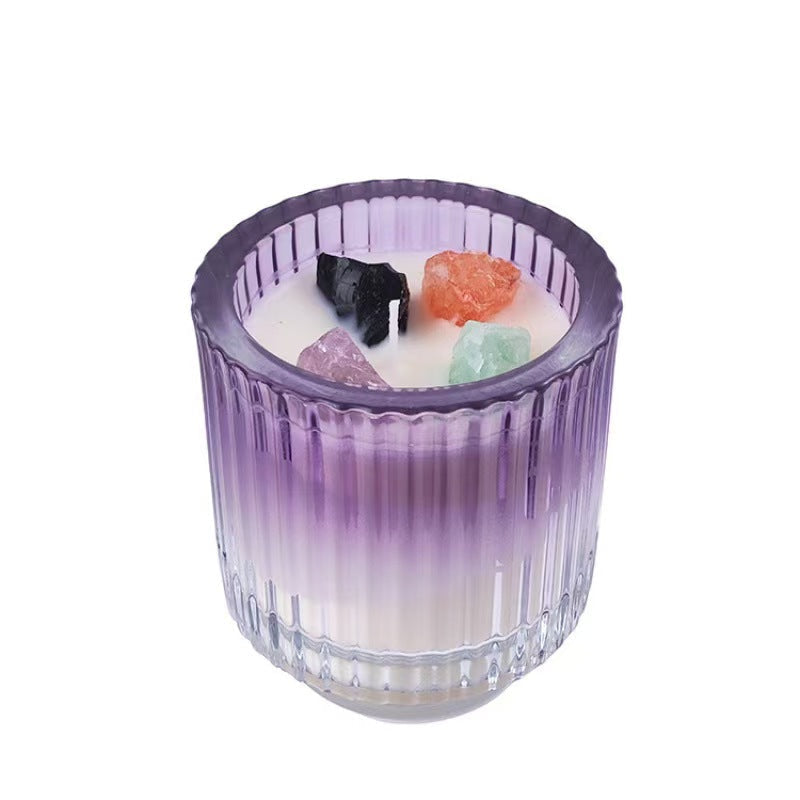 Meteor Pattern Crystal Wax Candle