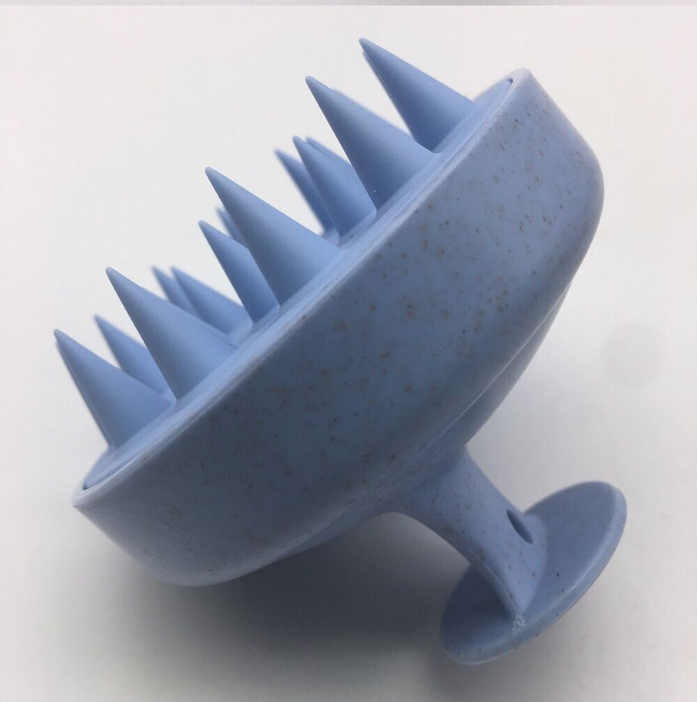 Scalp Massager Shampoo Brush – Eco Wheat Straw Silicone Scalp Scrubber Gentle Hair Care Brush