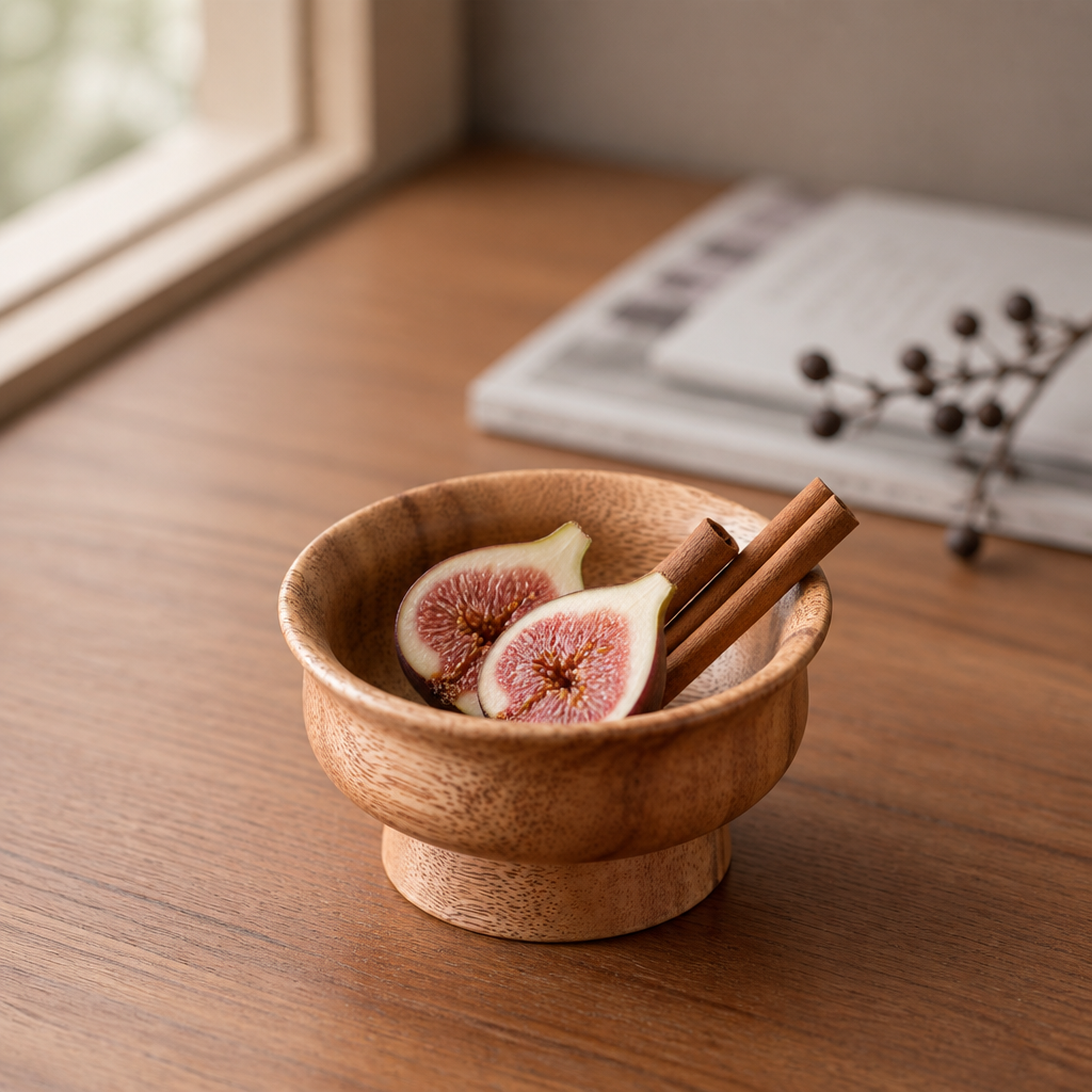 Walnut Wood Serving Bowl – Small & Large Decorative Snack Dish