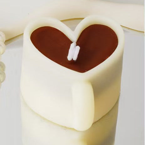 Heart-Shaped Soy Wax Candle