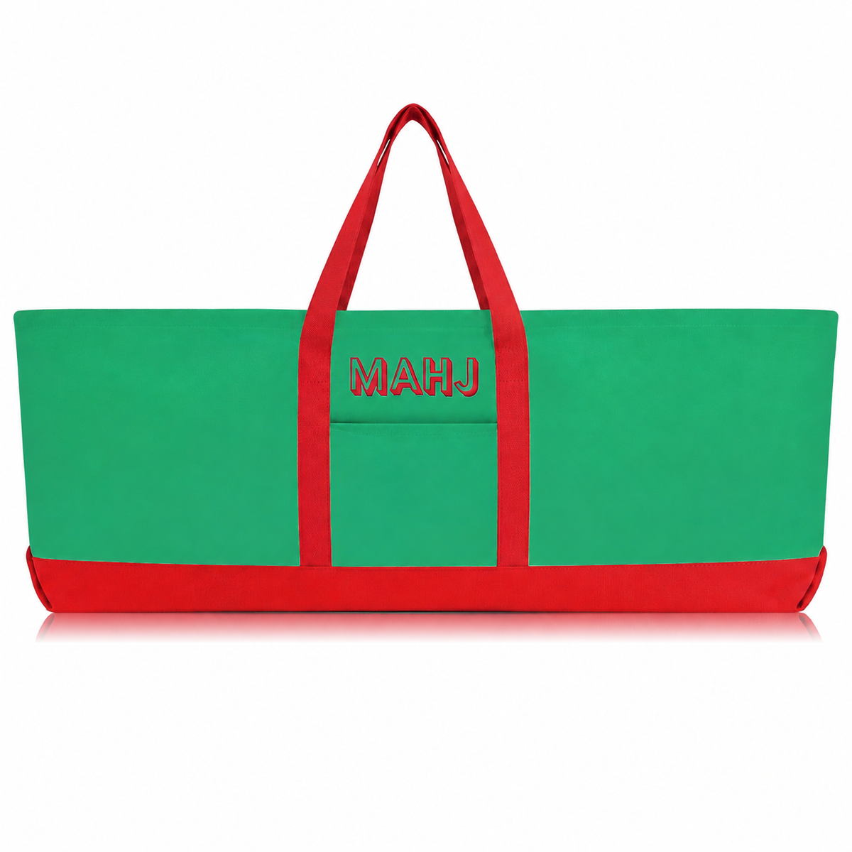 Large Mahjong Mat Carrying Bag – Canvas Storage Tote with Handles