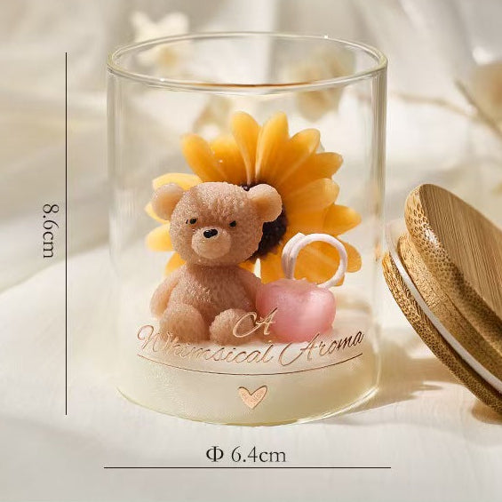 Bear Candle in Cup