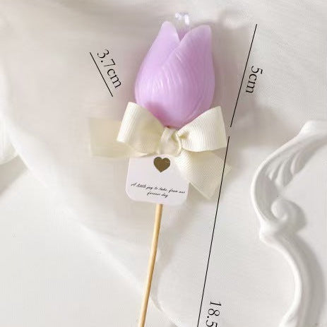 Tulip Flower Scented Candle