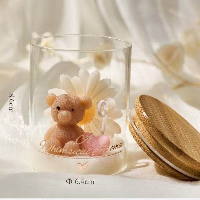 Bear Candle in Cup