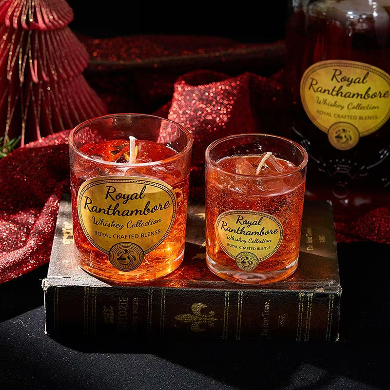 Wine Glass Soy Wax Scented Candle