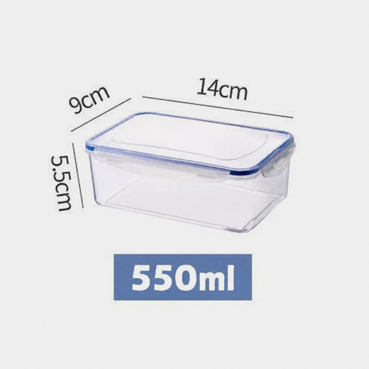 Food Grade PP Food Storage Containers with Locking Lids, Airtight Leakproof Kitchen Organizer