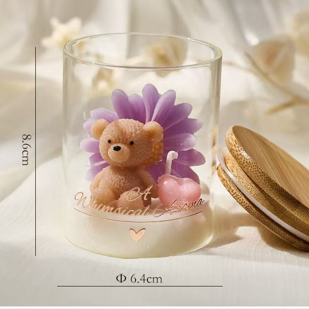 Bear Candle in Cup
