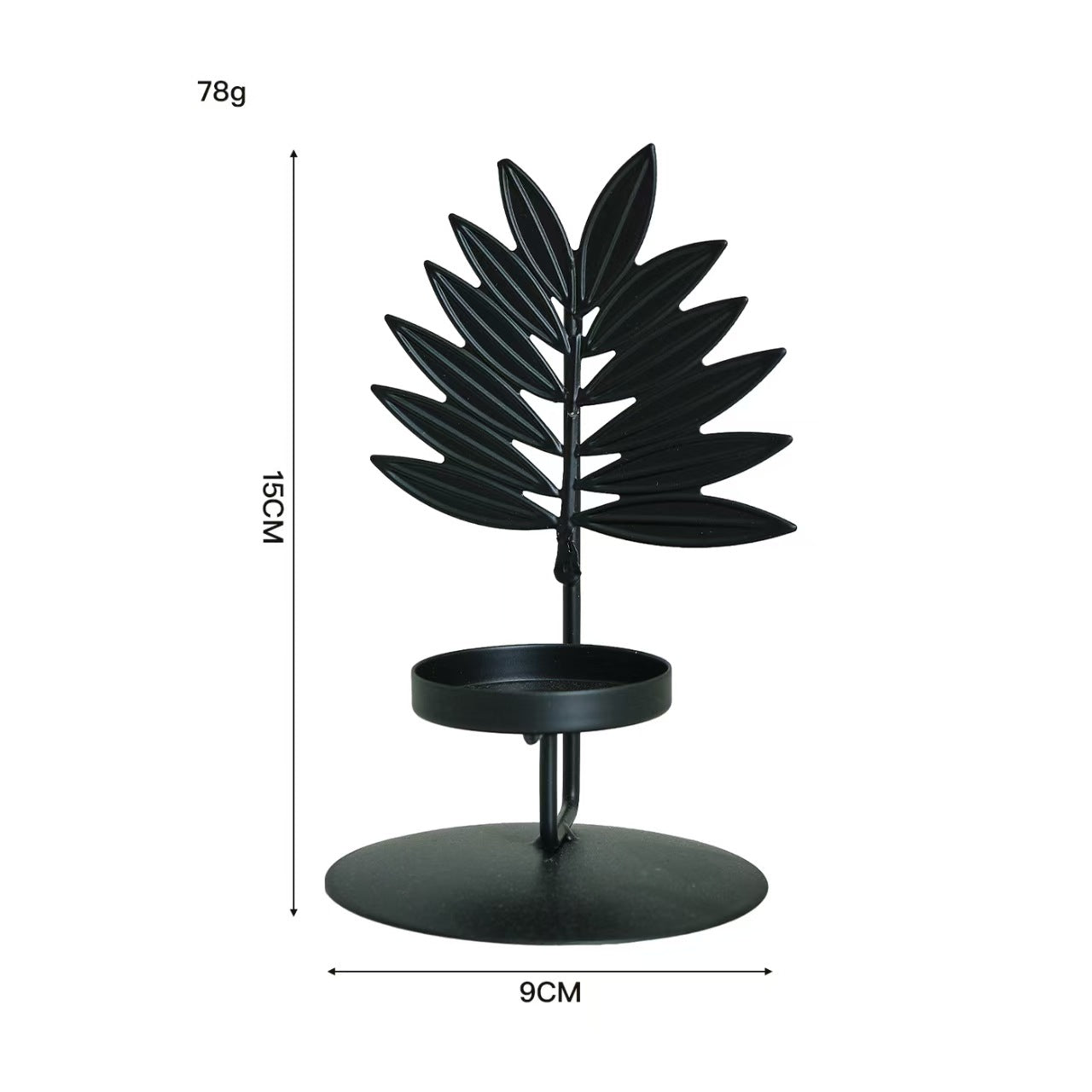 Creative Aromatherapy Candleholder, Maple Leaf Butterfly Multi Shape Iron Decor