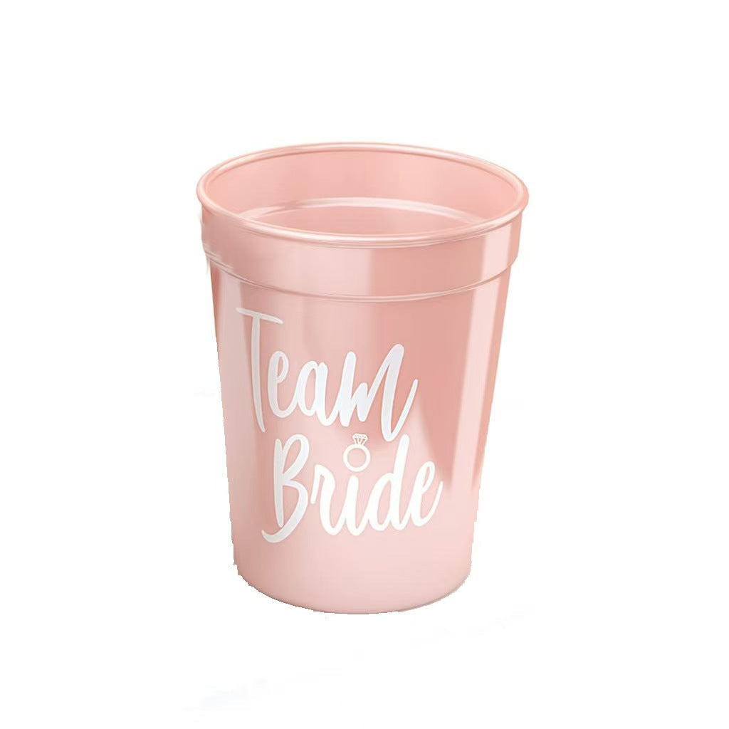 Macaron Color Plastic Party Cup Reusable Tumbler
