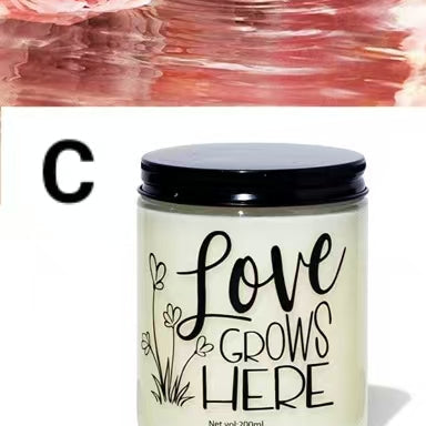 Alphabet Soy Wax Scented Candle