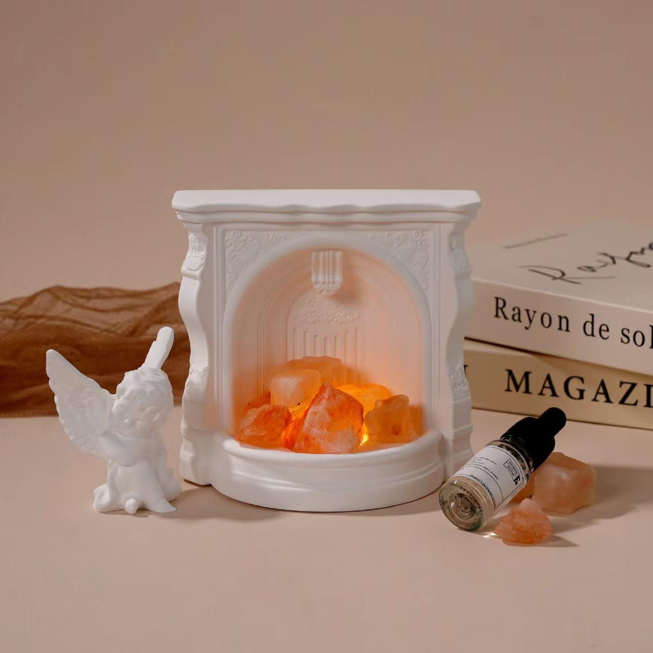 Angel Fireplace Aroma Diffuser Stone