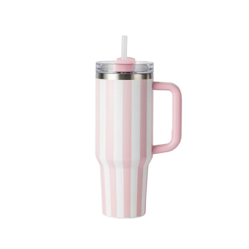 40oz Stainless Steel Insulated Tumbler Ice Boss Cup Large Capacity Travel Mug Vacuum Hot Cold Drink Bottle Portable Customizable Cup