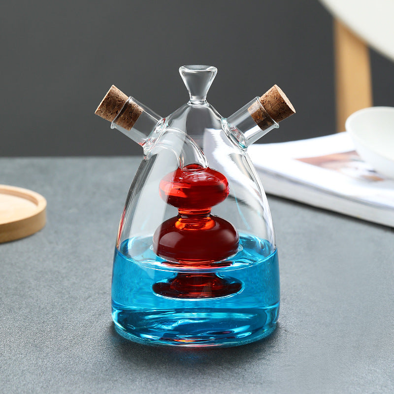 Borosilicate Glass Oil & Vinegar Dispenser – Fine Spout Seasoning Bottle