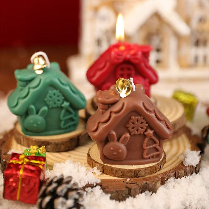 House-Shaped Scented Candle – Handmade Holiday Gift