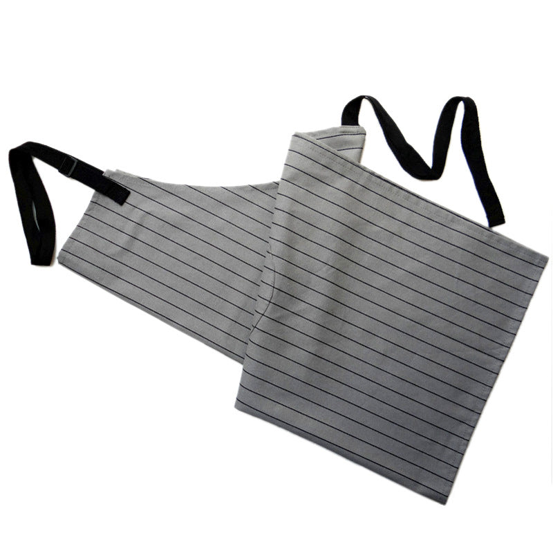 Geometric Kitchen Apron, Nordic Gray Protective Cooking Apron