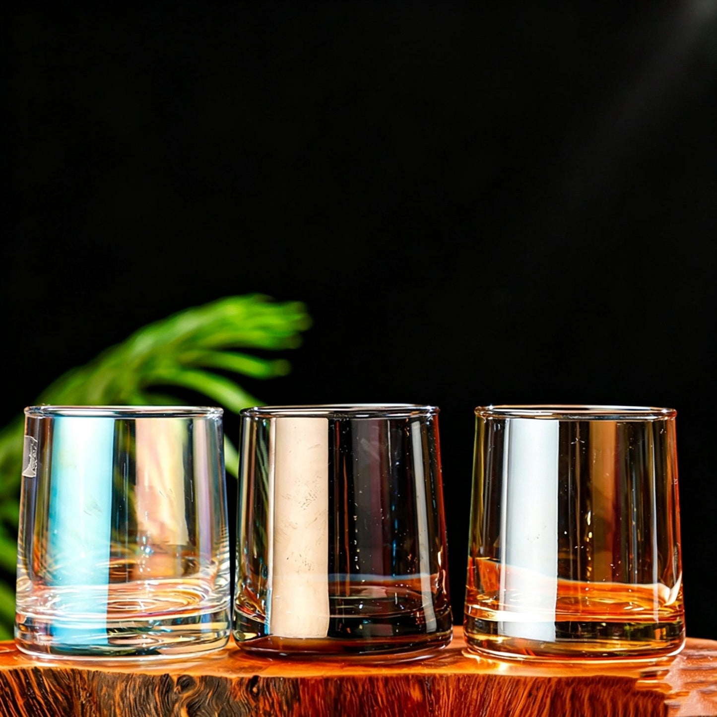 Minimalist Clear Glass Cup – Crystal Style Tumbler for Hotel, Home & Bathroom Use