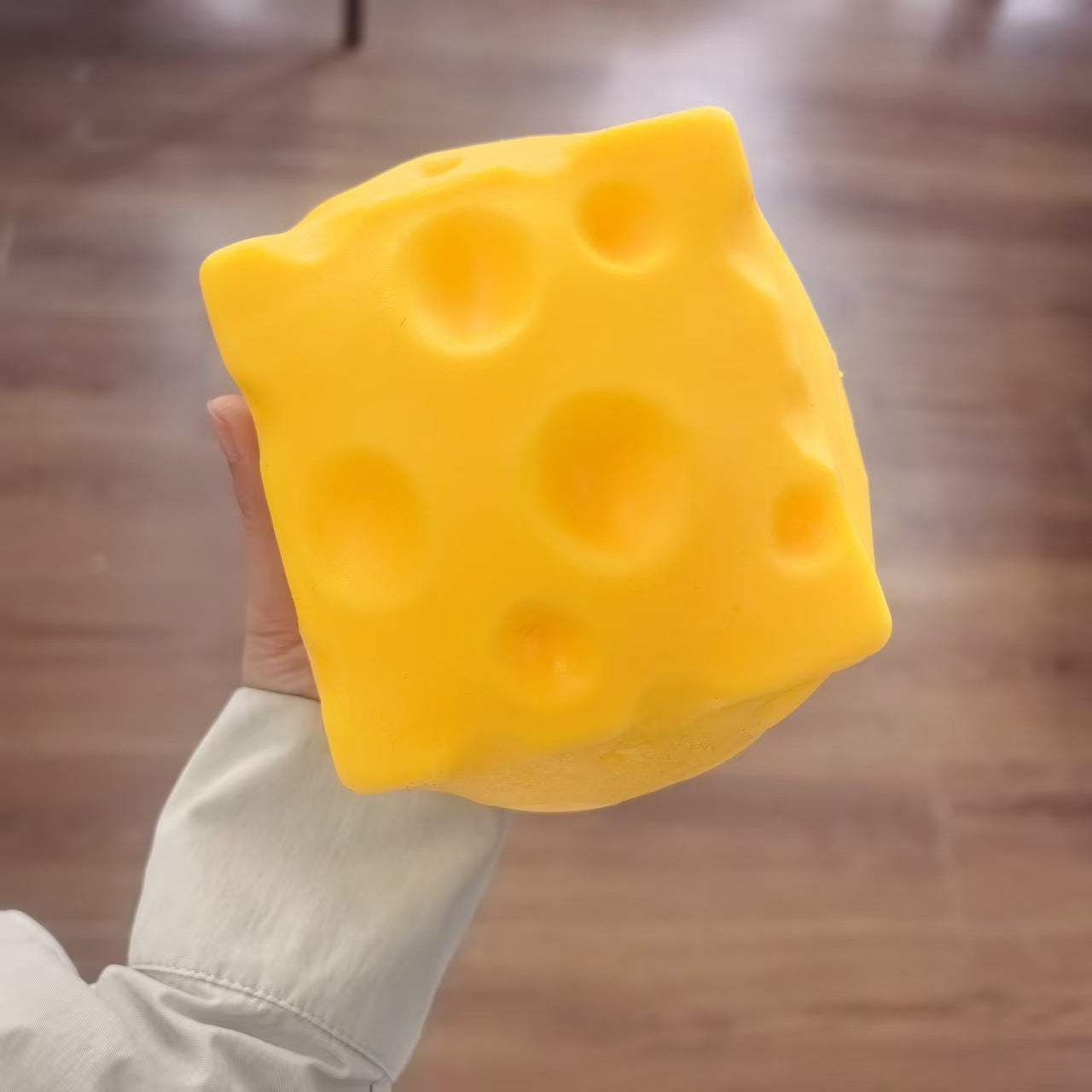 Fluid Cheese Squishy Toy – Slow Rising Stress Relief Fidget Cube (5–11cm)