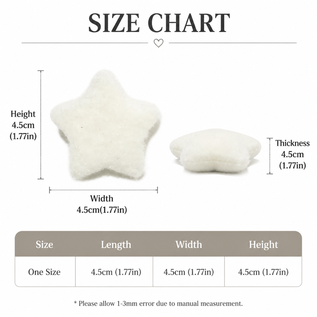 Pastel Star Fabric Appliqués – DIY Craft Accessories