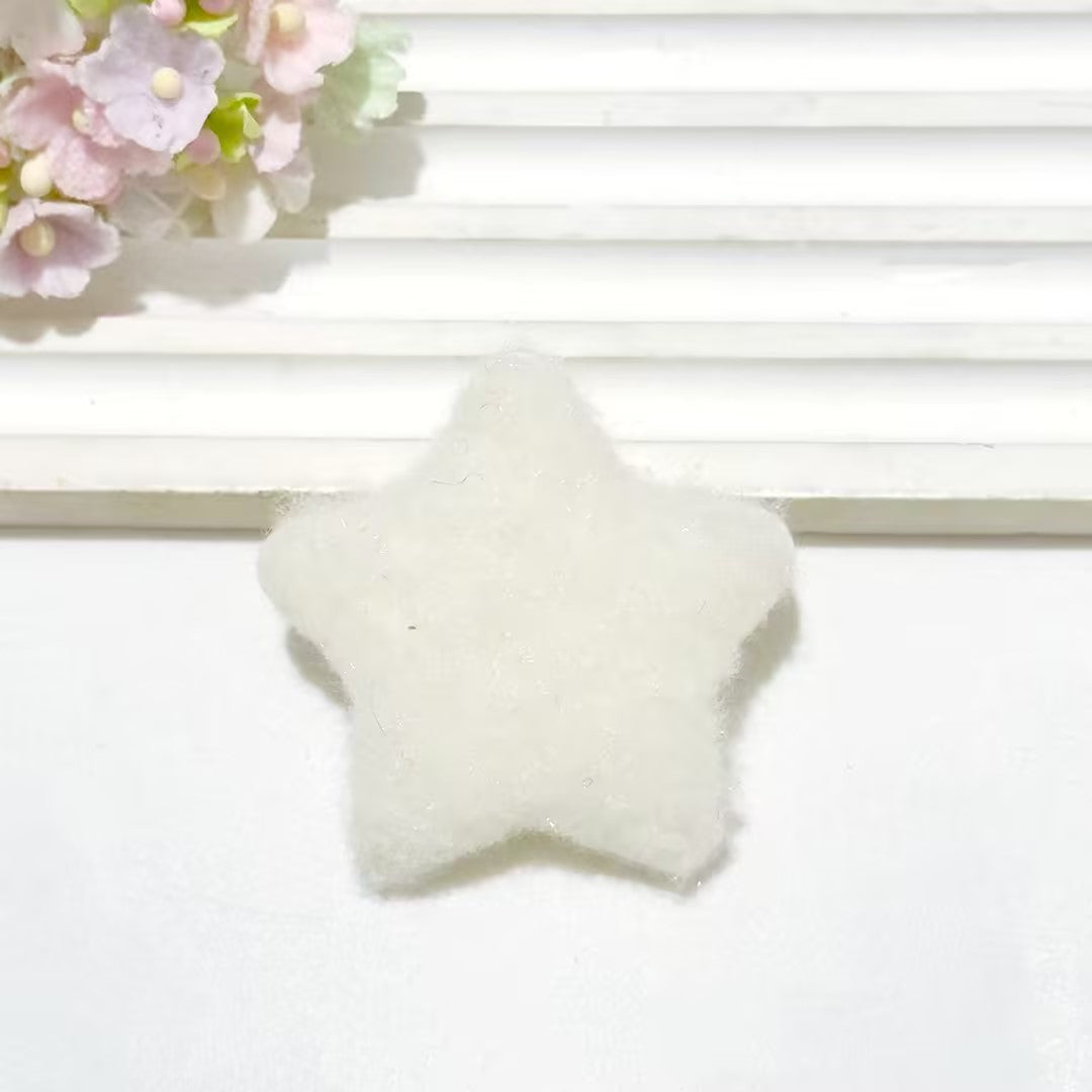 Pastel Star Fabric Appliqués – DIY Craft Accessories