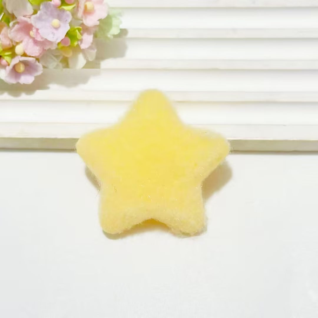 Pastel Star Fabric Appliqués – DIY Craft Accessories
