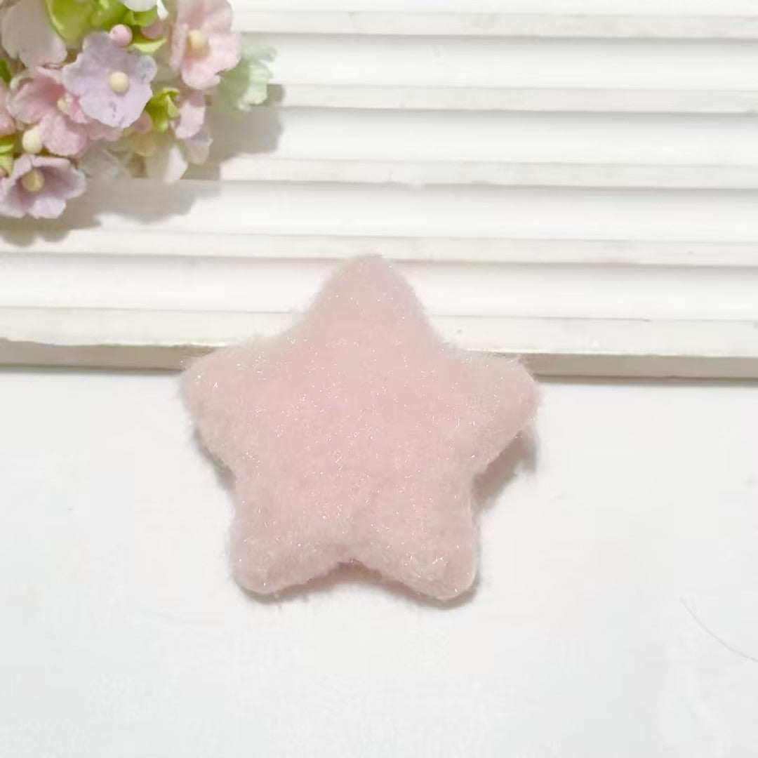 Pastel Star Fabric Appliqués – DIY Craft Accessories