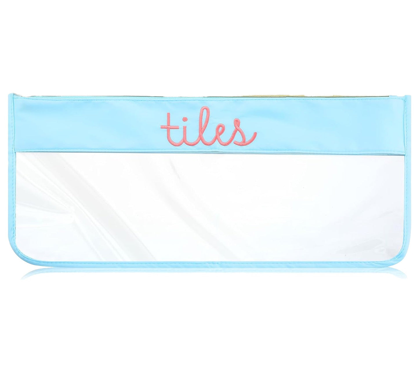 Large Mahjong Storage Bag – Waterproof PVC Travel Organizer with Letter Design for Mahjong Sets & Accessories