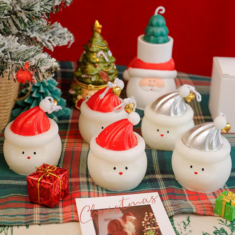 Cute Santa Scented Candle