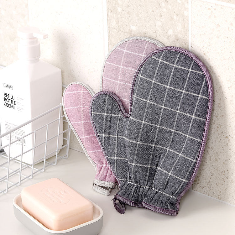 Double-Sided Exfoliating Bath Mitt, Deep Cleansing Shower Glove for Men & Women