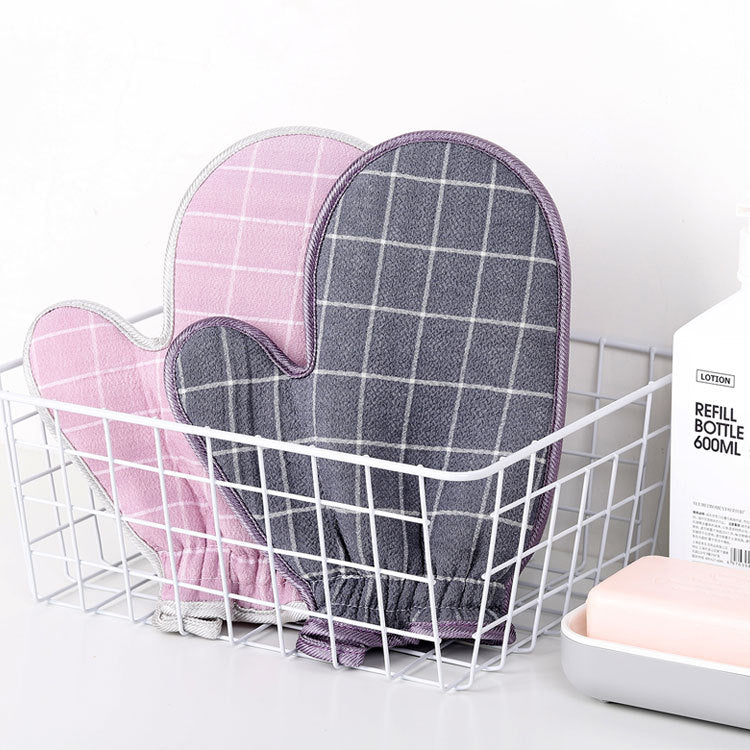 Double-Sided Exfoliating Bath Mitt, Deep Cleansing Shower Glove for Men & Women