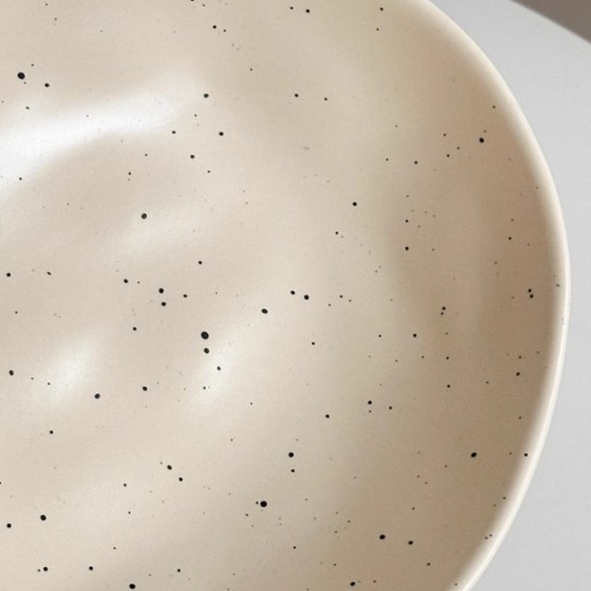 Ceramic Yogurt Bowl – 350ml Irregular Shape Breakfast Bowl