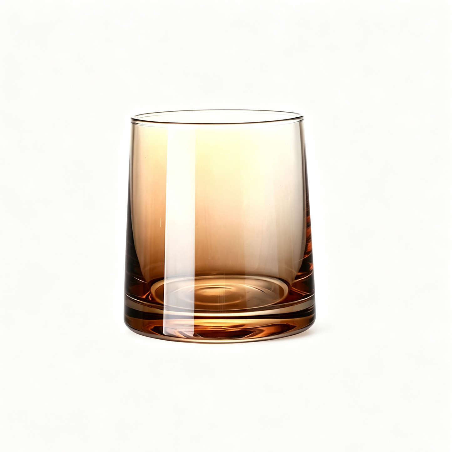 Minimalist Clear Glass Cup – Crystal Style Tumbler for Hotel, Home & Bathroom Use